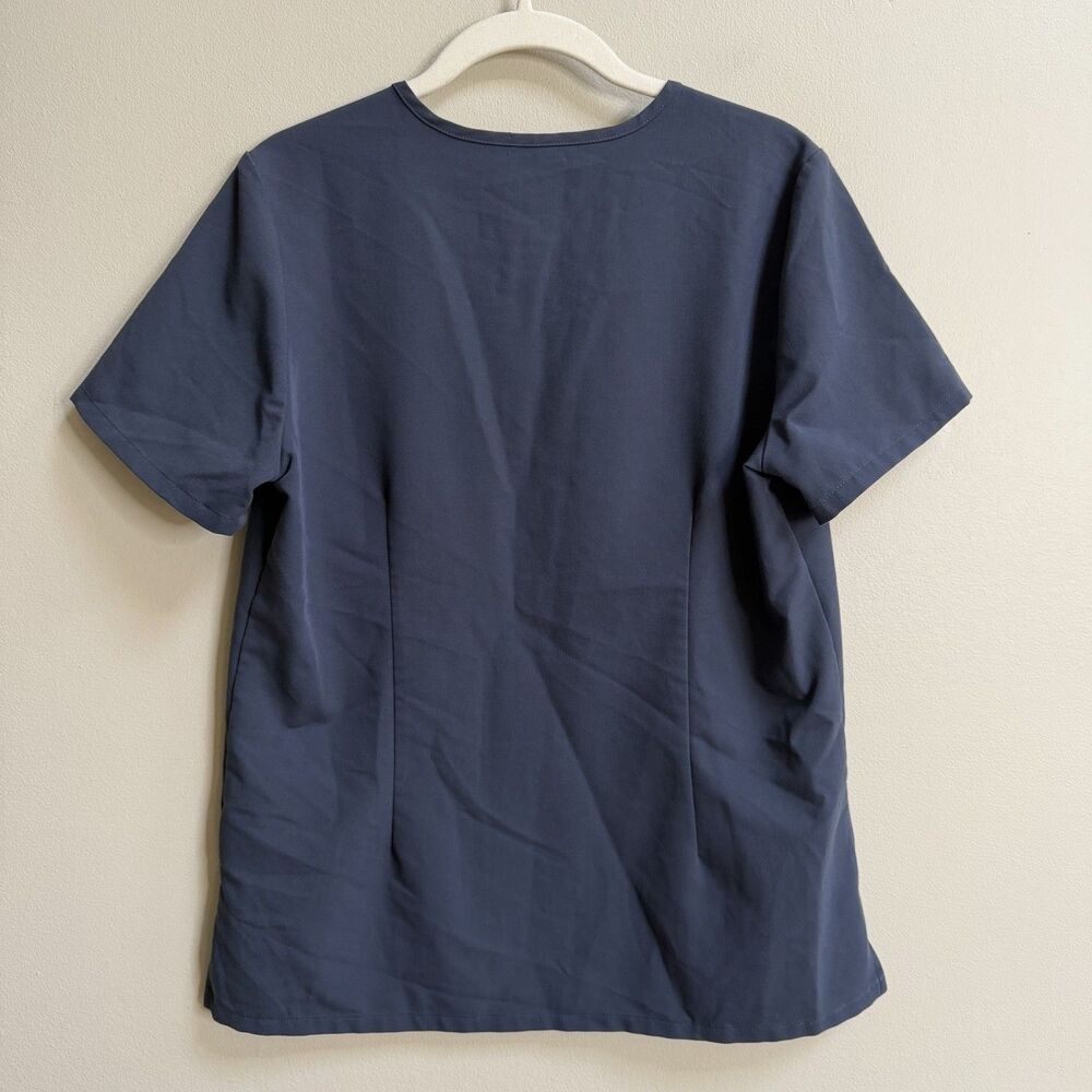FIGS Night Sky Blue Grey Catarina One-Pocket Scrub Top Size Small - Picture 9 of 13